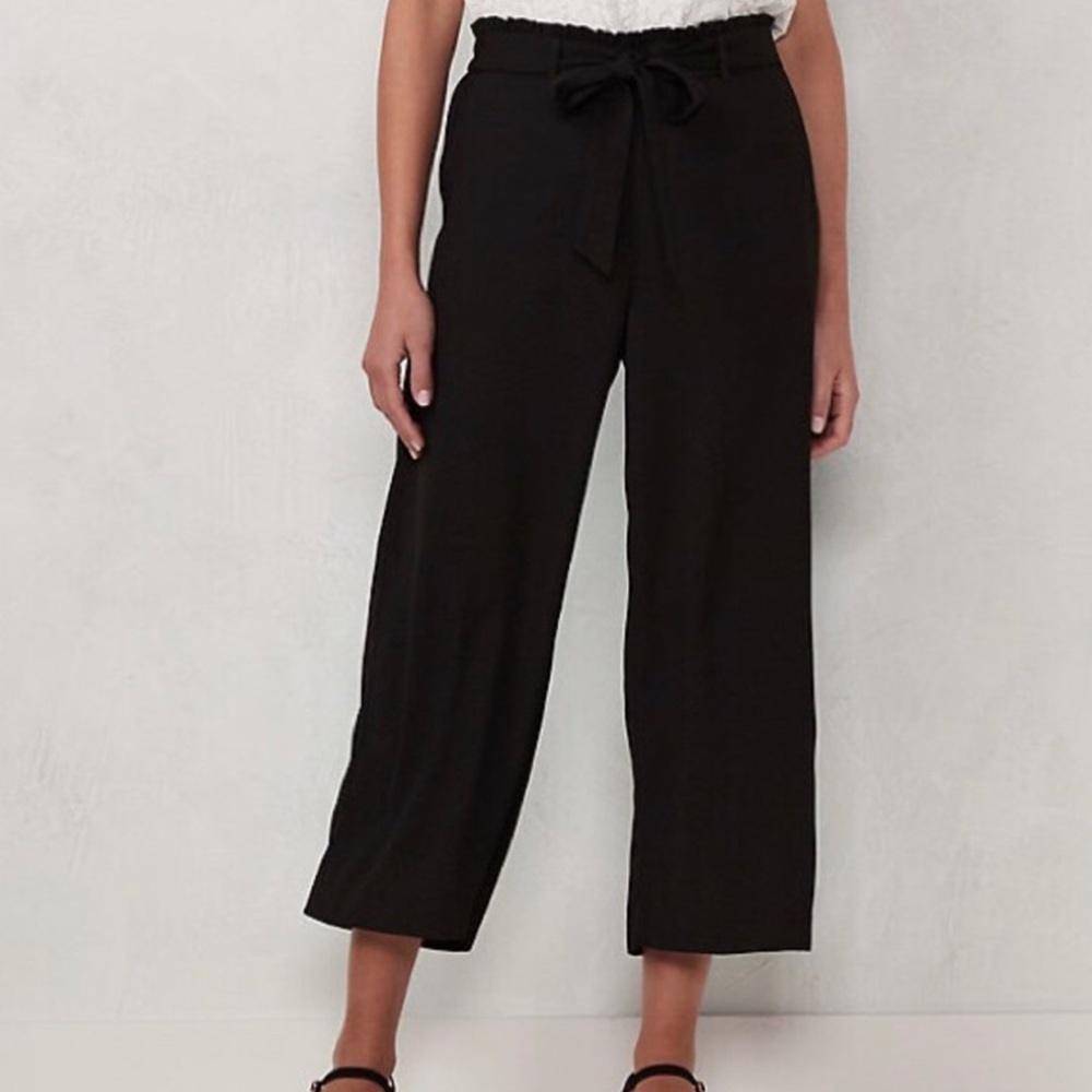 LC Lauren Conrad Black Wide Leg Pants